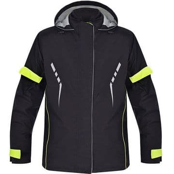 Oxford Stormseal Motorcycle Over Jacket - Black / Fluo Yellow - XL