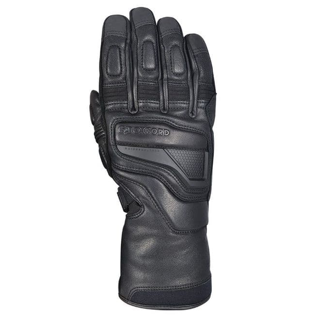 Oxford Vancouver 1.0 Waterproof Motorcycle Gloves Stealth Black
