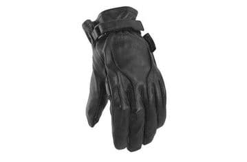 Power Trip Jet Leather Motorcycle Motorbike Cruiser Gloves Gel Palm