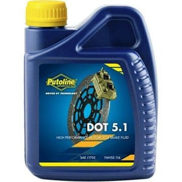 Putoline DOT 5.1 Synthetic Motorcycle Motorbike Brake Fluid - 500ml