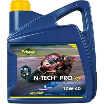 Putoline N-Tech Pro R+ 10W/40 Fully Synthetic N-Tech Motorcycle Motorbike Oil 4L