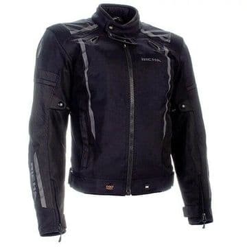 Richa Airwave Waterproof Breathable Motorcycle Motorbike D3O Jacket - Black