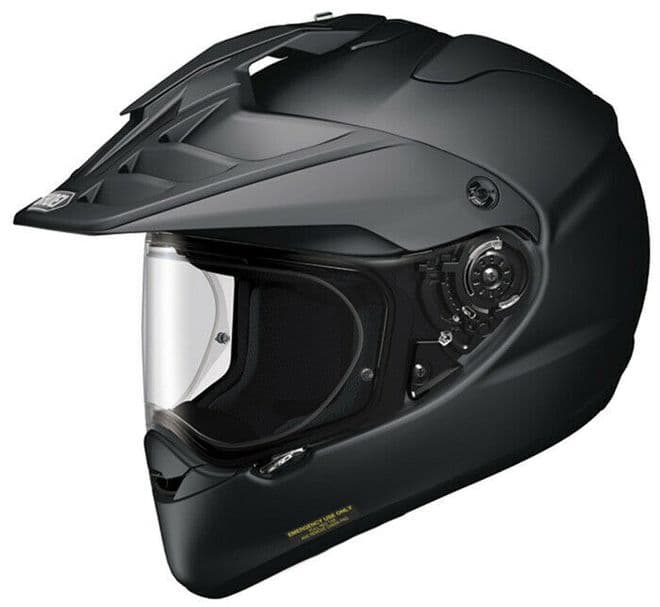 Shoei Hornet ADV Dual Sport Touring Motorcycle Motorbike Helmet Plain Matt Black