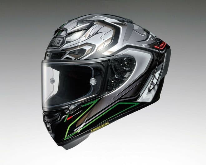 Shoei X-Spirit 3 Aerodyne TC4 Green Race Ready Full Face Motorcycle Bike Helmet