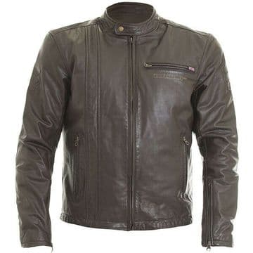 Wolf 2410 Spirit Leather Leather Motorcycle Motorbike Jacket D30 Armour - Brown