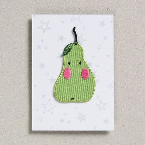 Iron on patch - pear