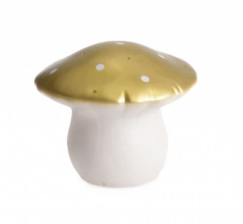 Mushroom night light medium - Gold
