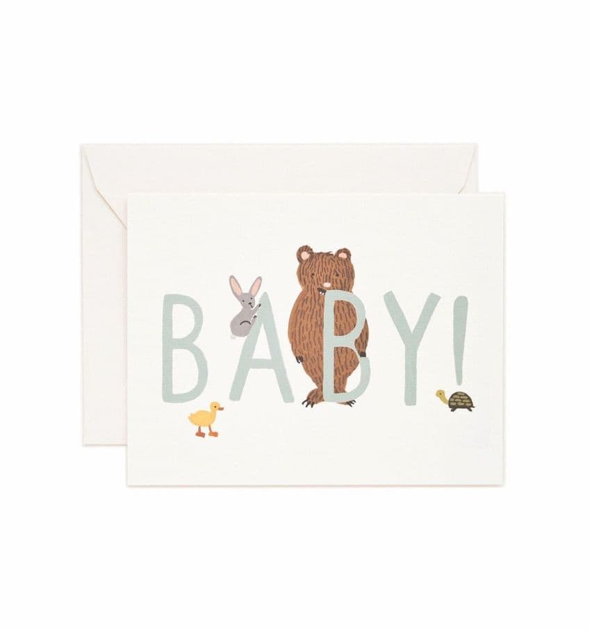 New Baby Card by Rifle Paper Co
