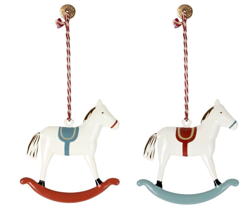 Maileg metal ornament - rocking horses