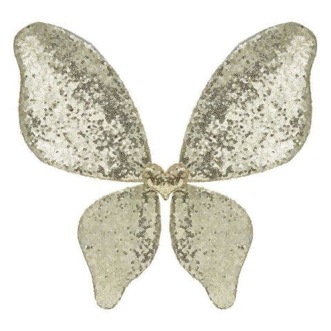 Sparkle sequin wings - gold