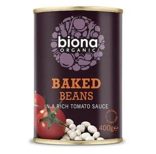 Biona Organic Baked Beans in a Rich Tomato Sauce 400g