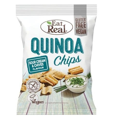 Eat Real Quinoa Chips Sour Cream & Chives 22g