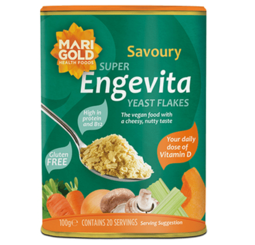 Marigold Engevita Yeast Flakes B12+D 100g