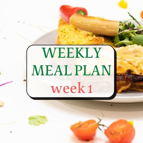 Weekly Meal Plan - Week 1