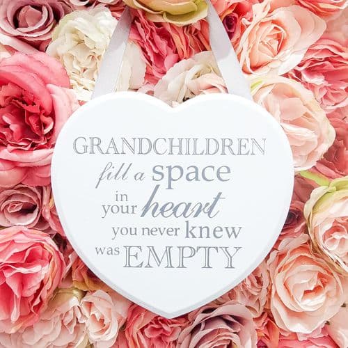 Grandchildren Heart Plaque