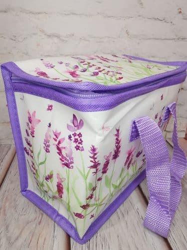 Lavender Insulated Lunch Bag