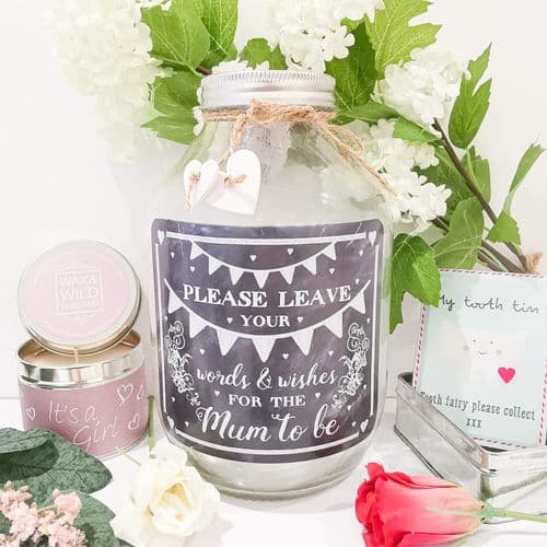 Mum To Be - Words And Wishes Glass Jar