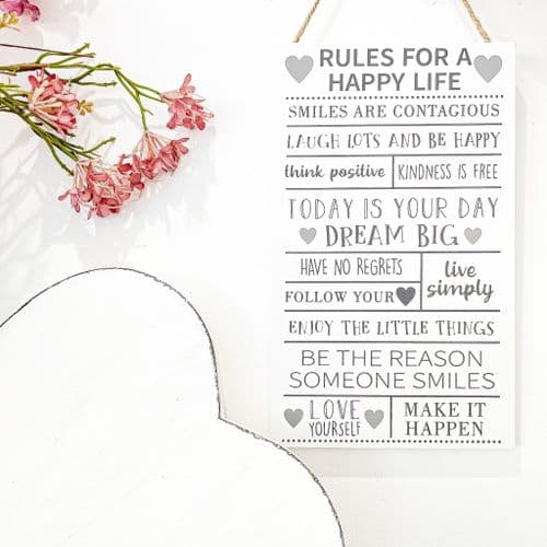 Rules For A Happy Life