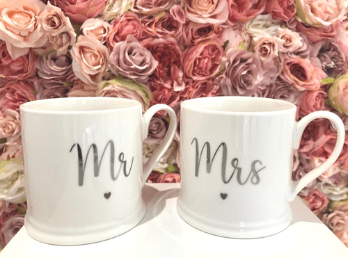 Set of Mr & Mrs Mugs