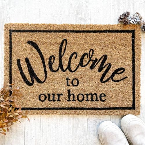 Welcome To Our Home Doormat