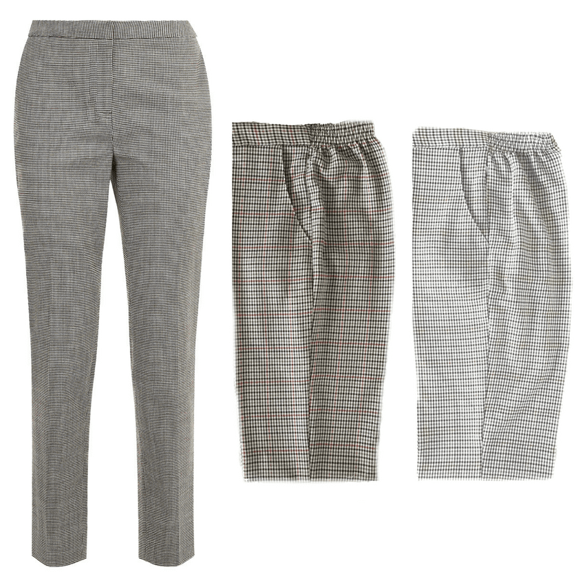 DOGTOOTH CHECK TROUSERS, CASUAL & WORK, 25