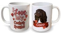 Personalised 'I Love My' Mug with Your Dog's Name & Breed