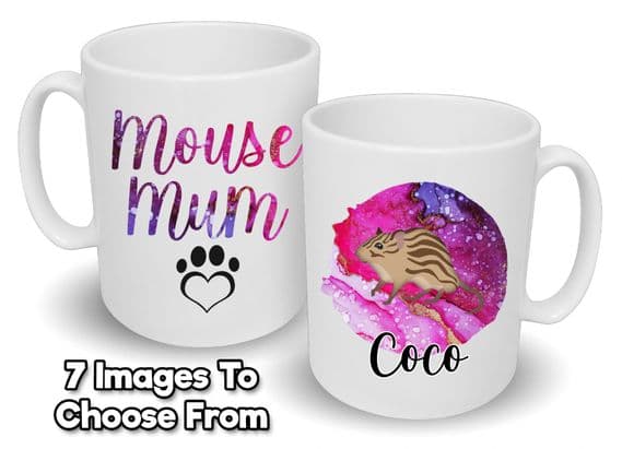 Personalised 'Mouse Mum' Mug with Your Mouse's Name