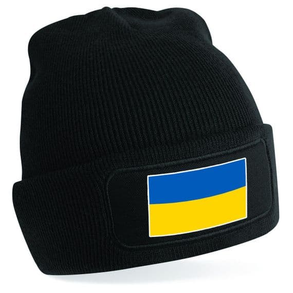 Ukraine Flag Beanie Hat