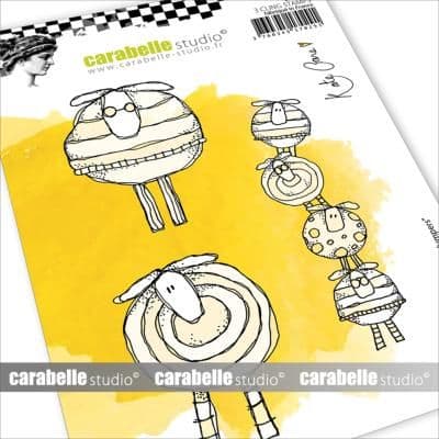 **Carabelle Studio - Rubber Stamps - A6 - Wooly Jumpers  by Kate Crane 