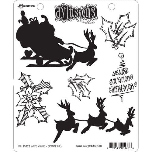 **Dylusions - Rubber Stamps - Mr Boo's Adventure
