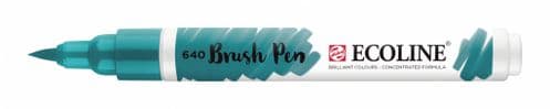 *Ecoline - Water colour Brush Pen - Bluish Green