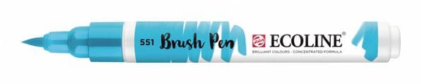 *Ecoline - Water colour Brush Pen - Sky Blue Light