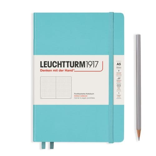 *Leuchtturm 1917 - Rising Colours Notebook (A5) Hardcover - Aquamarine