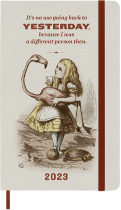 *Moleskine - Alice in Wonderland - 12 Month Weekly Notebook - 2023 (Alice) - 13x21cm