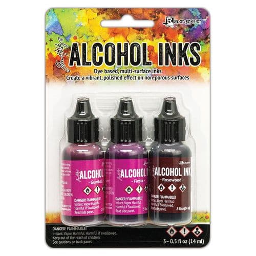 *Tim Holtz - Alcohol Inks -  Red/Pink Spectrum