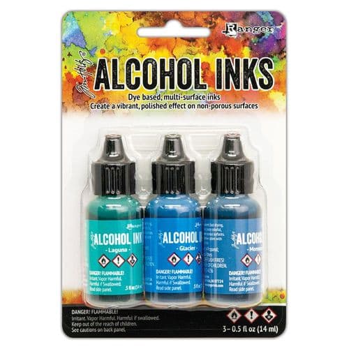 *Tim Holtz - Alcohol Inks - Teal/Blue Spectrum