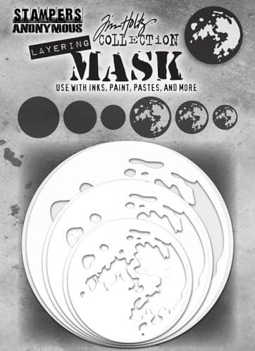 *Tim Holtz - Layering Stencil - MSK01 - Moon Mask