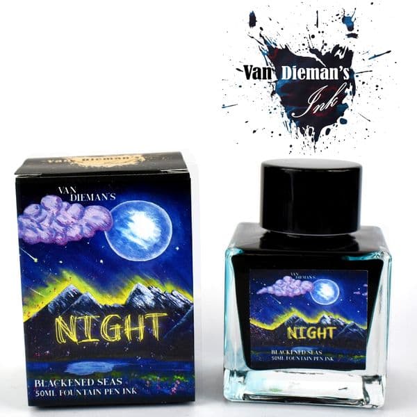 *Van Dieman Inks - Series #8 Night - 50ml Blackened Seas