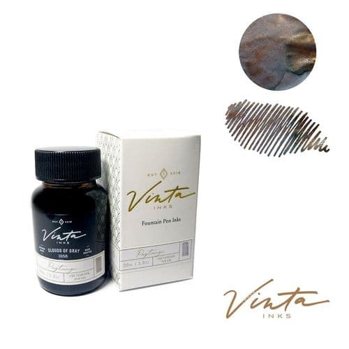 *Vinta Inks - Fountain Pen Ink 30ml - Fairytail Collection - Pagtangi (Clouds of Grey)