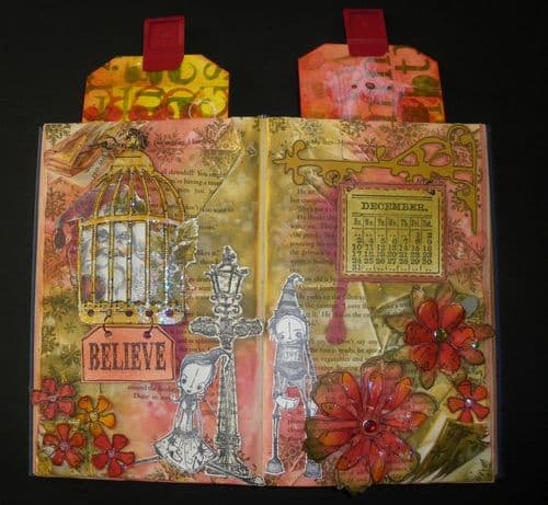 Altered Christmas book
