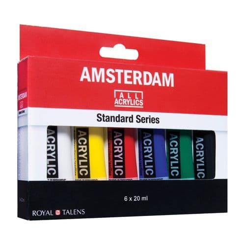 Amsterdam - 20ml Acrylic Paints - 6 Set