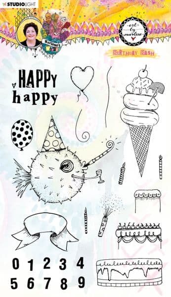 Art By Marlene - Marlene's World Collection - Clear Stamp #67