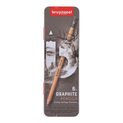 Bruynzeel - Expression Graphite Pencils - 6pk