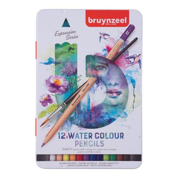 Bruynzeel - Expression Water Colour Pencils - 12pk