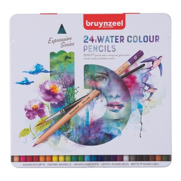 Bruynzeel - Expression Water Colour Pencils - 24pk