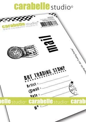 Carabelle Studio - Cling Stamp A7 - My Stamp #4 : Art Trading Stamp 