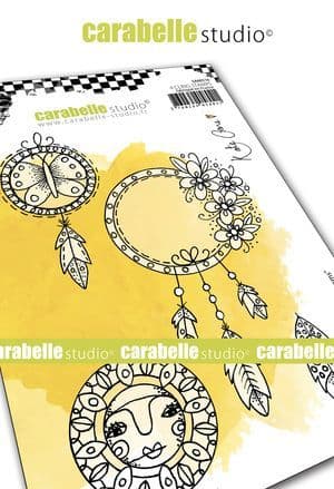 Carabelle Studio - Rubber Stamps - A6 - Boho Dreams by Kate Crane 