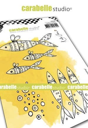 Carabelle Studio - Rubber Stamps - A6 - Just keep Swimming