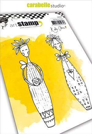 Carabelle Studio - Rubber Stamps - A6 - Lolly Dolly by Kate Crane