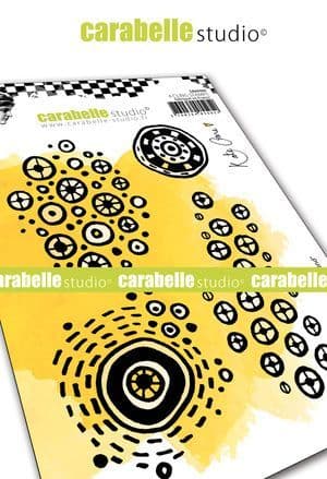Carabelle Studio - Rubber Stamps - A6 - Round & Round 
